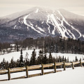Burke Mountain and Fence
