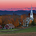 Peacham Village Fall Evening